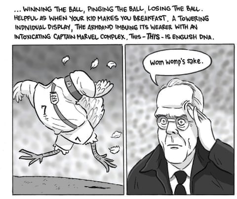 David Squires on David Beckham v Greece, October 2001, panel 3
