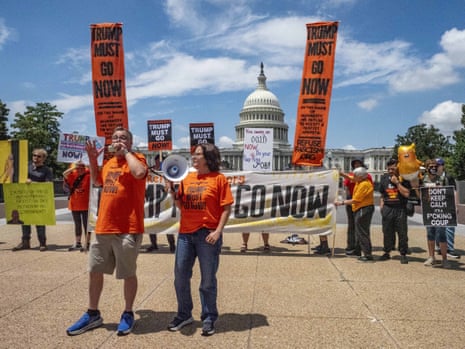 Protesters rallied near the Capitol on Wednesday.