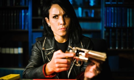 Noomi Rapace as Lisbeth Salander in The Girl Who Played with Fire (2009).