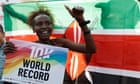 10K world record: Agnes Ngetich becomes first woman to break the 29-minute barrier - video