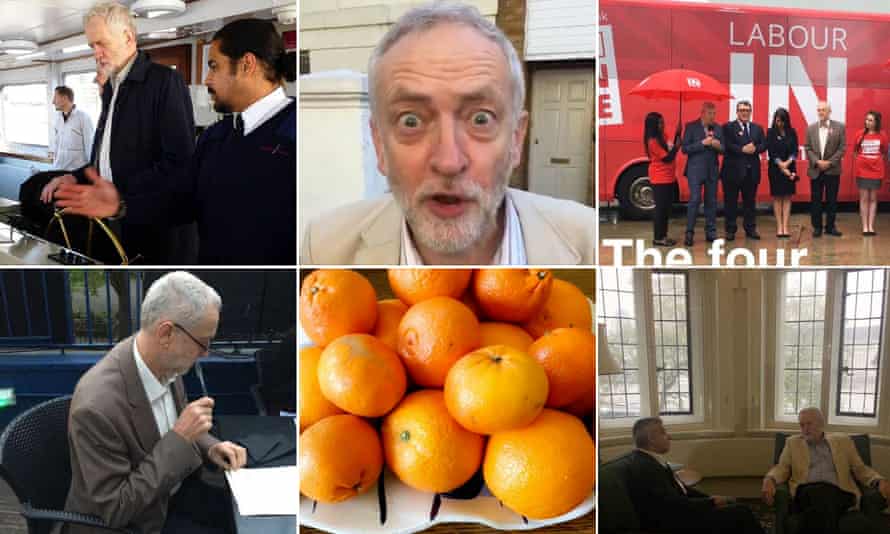 Compilation of Jeremy Corbyn’s Snapchat posts from 2016.