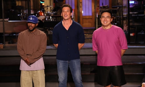 Kendrick Lamar, Miles Teller and Bowen Yang