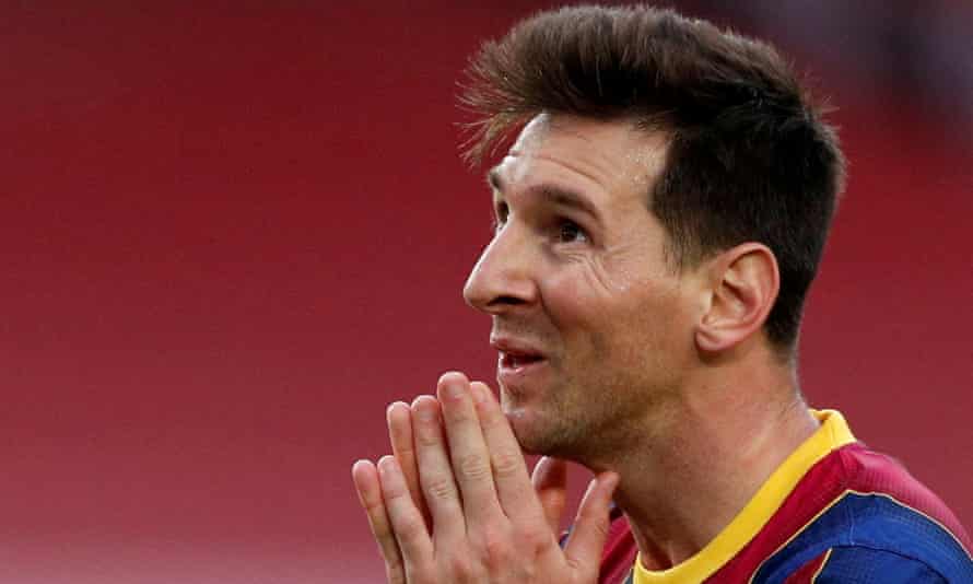 Lionel Messi, pictured here in May, is leaving Barcelona.