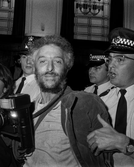 Photographer David Hoffman being arrested at the occupation of Tower Hamlets council chamber, 27 April 1987