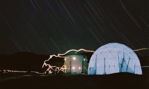 The Mars Desert Research Station in south-east Utah. 