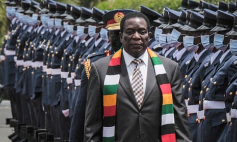 Zimbabwe's president, Emmerson Mnangagwa