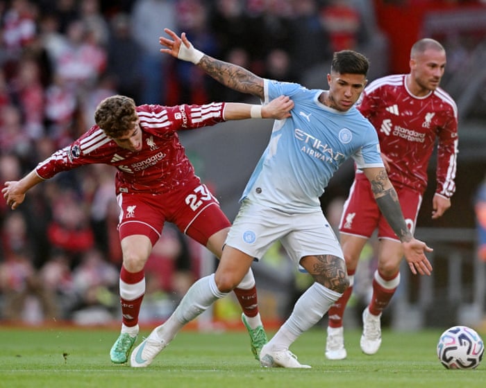 Liverpool v Manchester City: Premier League – live