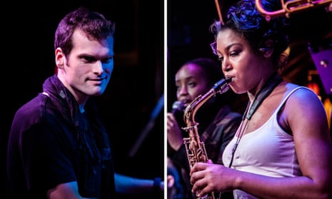 Heartwarming … pianist Andrew McCormack and sax player Camilla George at Ronnie Scott’s on 7 February. 