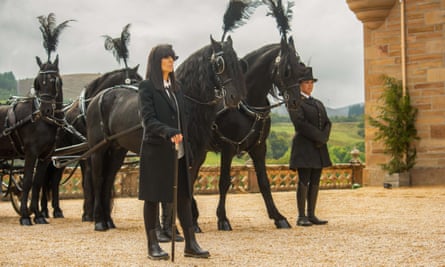 Ludicrously gothic … Claudia Winkleman in The Traitors.