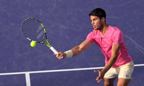 Indian Charies Sleeping Xxx Videos - Alcaraz to meet Medvedev in Indian Wells final with world No 1 spot at  stake | Tennis | The Guardian