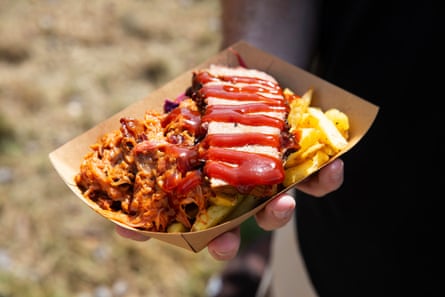 Beef brisket at Glastonbury