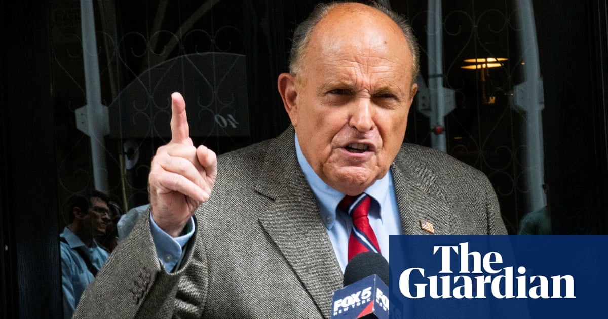 Man sues Giuliani over false arrest after pat on back led to assault charge  The Guardian US Man sues Giuliani over false arrest after pat on back led to assault charge  The Guardian US