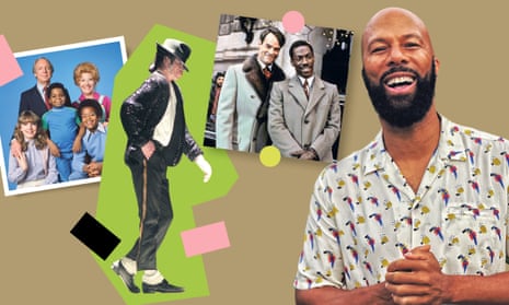 Common with his teen loves (from left): Diff’rent Strokes; Michael Jackson; Trading Places.