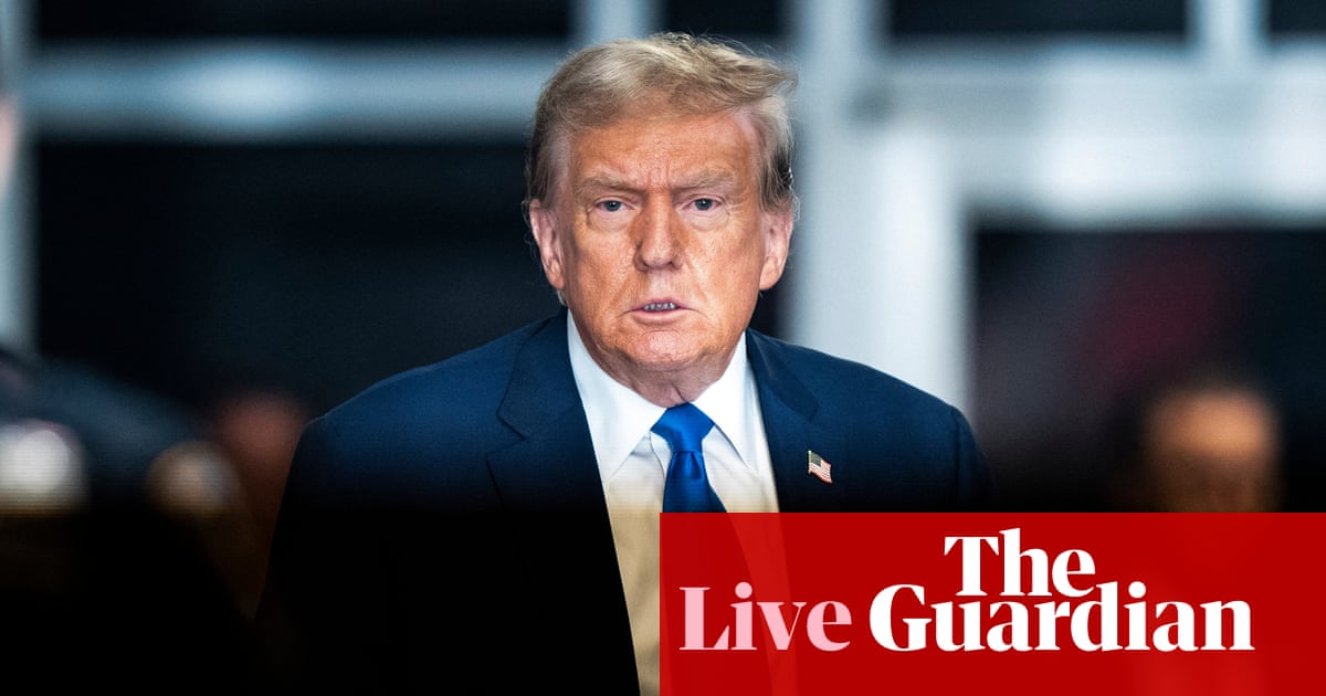 Trump jury selection nears close on fourth day of trial – live