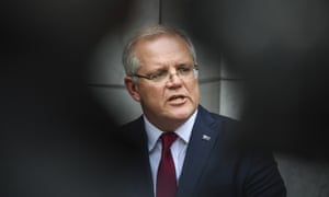 Australian prime minister Scott Morrison.