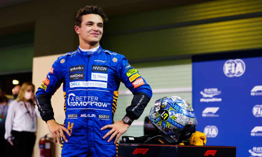 McLaren’s Lando Norris at the Yas Marina circuit for the Abu Dhabi Grand Prix