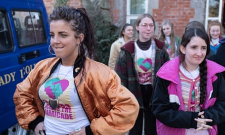 School’s out ... O’Donnell in Derry Girls.