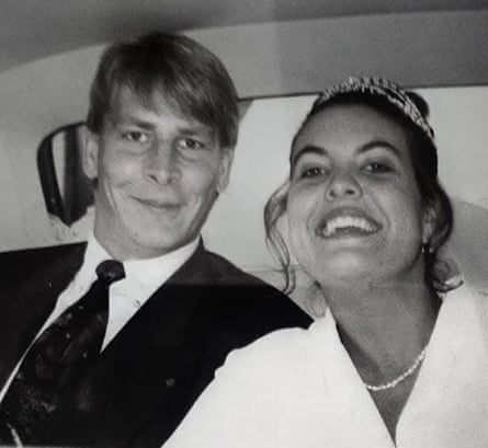 Barbara Reszke and Dave on their wedding day in Adelaide, Australia, in 1994