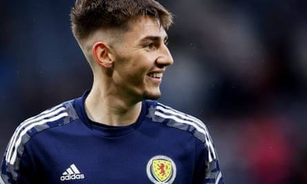 Billy Gilmour, pictured here with Scotland in June, is wanted by Brighton.