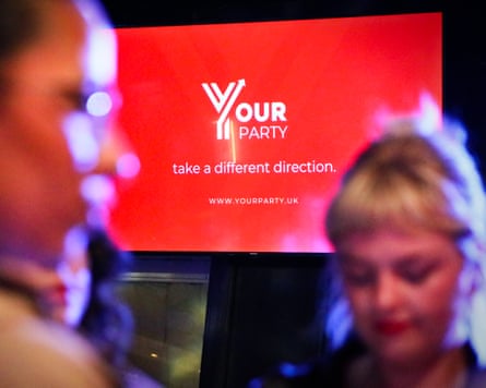 People astatine a Your Party arena successful Brixton, southbound London, earlier this month.