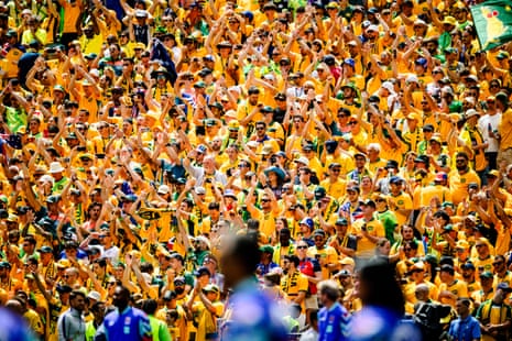 Socceroos fans in Seattle.