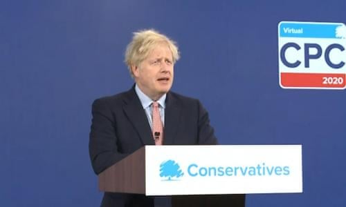 Boris Johnson To Unveil Plan To Power All Uk Homes With Wind By 2030 Conservative Conference 2020 The Guardian