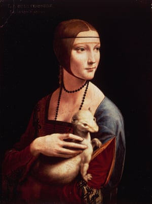 Cecilia Gallerani, or Lady with an Ermine, 1489-90, by Leonardo da Vinci
