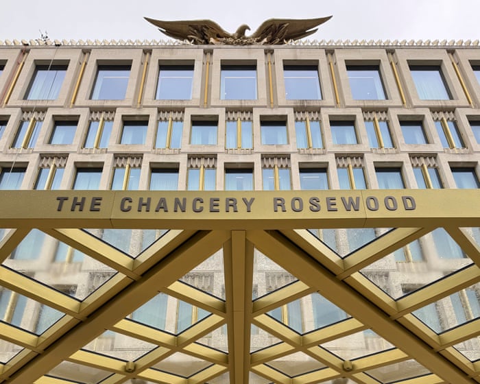 ‘A gilded temple to the new world order’: inside the former US embassy that is now a super-luxe hotel