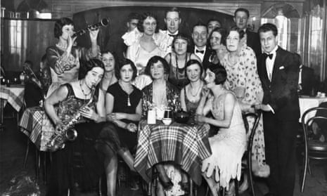 A party at London’s Silver Slipper club in 1928