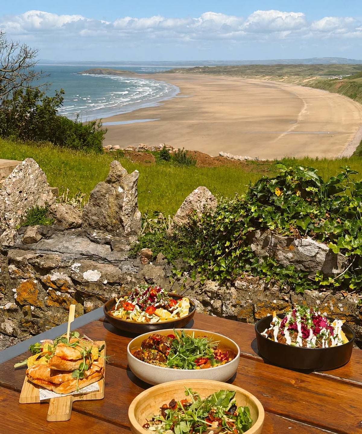 ‘We can see the boats that supply the restaurant’s lobsters from our seats’: a culinary tour of Gower, Wales