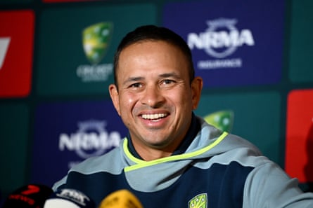 Usman Khawaja speaks to media