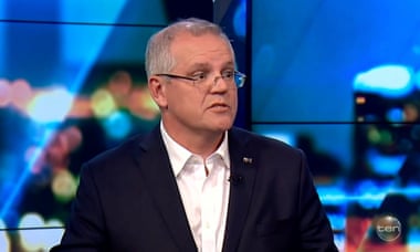 Scott Morrison on Channel Ten’s The Project, when he was challenged over a tweet complaining about ‘gender whisperers’ in schools.