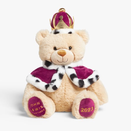 Monarch Print Ltd  Printed Soft Toy - George Keyring Bear