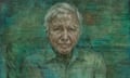 Jonathan Yeo's painting of Sir David Attenborough