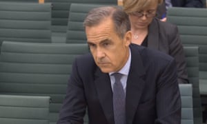 Mark Carney at the Treasury select committee