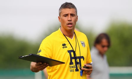 Hernán Crespo is working with Parma’s youth teams at the moment. 