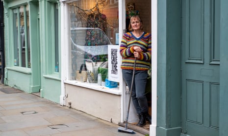 Cathy Frost, the owner of Loveone, an independent shop in Ipswich