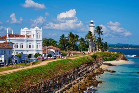 Galle old town and lighthouse