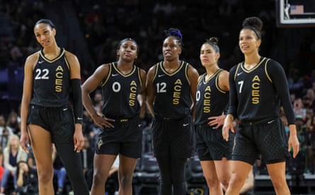 The Aces’ Sydney Colson, who averaged less than five minutes per game during the regular season and playoffs, was an emergency addition to the Las Vegas rotation for Wednesday night’s Game 4 clincher.