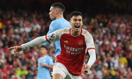 Premier League title race hinges on Etihad collision and the force is with Arsenal | Jonathan Wilson