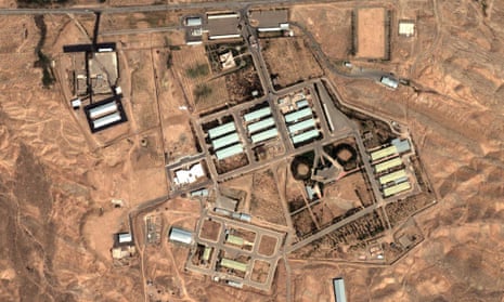 An aerial view of the Parchin facility