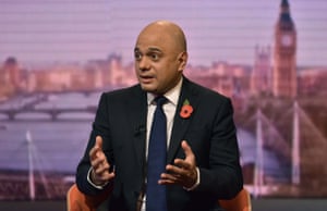 Sajid Javid: ‘We want everyone to be better off, but our focus is going to be on working people.’
