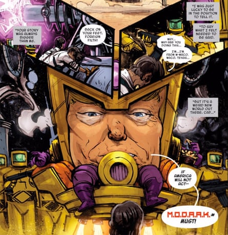 The Cartoon President Trump Has Wielded Power In Comics For Years Comics And Graphic Novels The Guardian