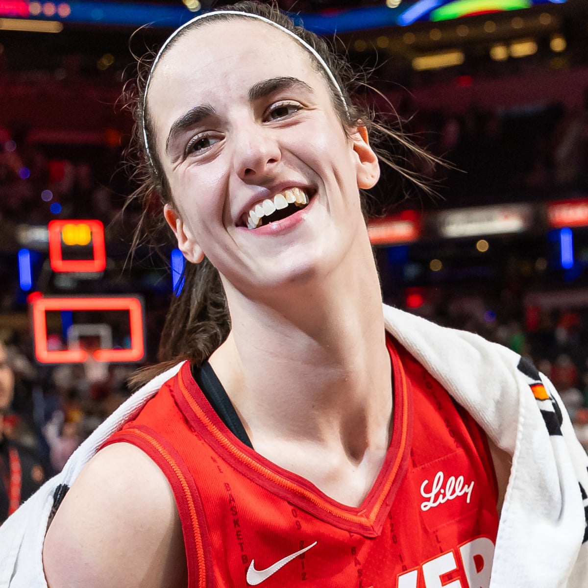 Caitlin Clark makes WNBA history with first-ever rookie triple-double | Caitlin Clark | The Guardian