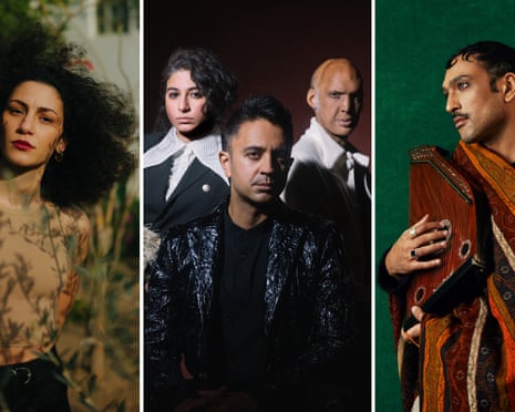 Monumental sounds … Deena Abdelwahed, Arooj Aftab, Vijay Iyer and Shahzad Ismaily, and Ali Sethi