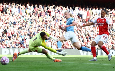 Erling Haaland scores against Arsenal successful November 2025