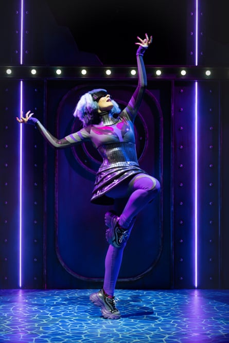 Hannah Lowther in the musical of SpongeBob SquarePants.