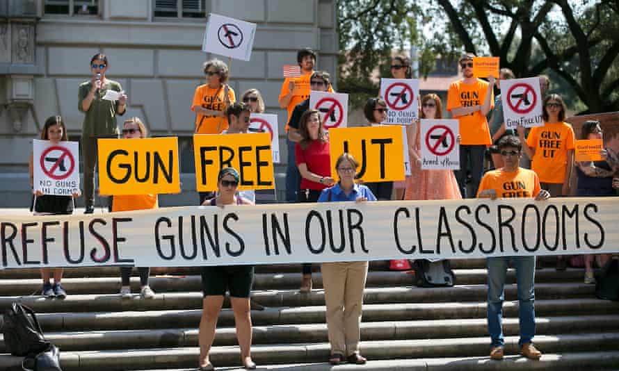 Armed With Reason Texas Campus Carry Law Sees Pushback From Academics Texas The Guardian Armed With Reason Texas Campus Carry Law Sees Pushback From Academics Texas The Guardian