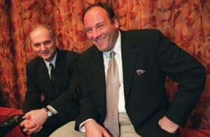 âJim Gandolfini was a magnetâ ... David Chase and James Gandolfini in 1999.