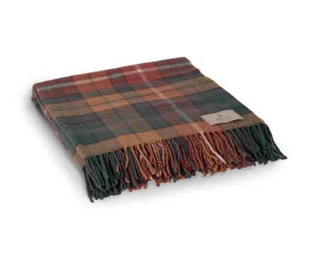 House of Bruar pure new wool tartan rug